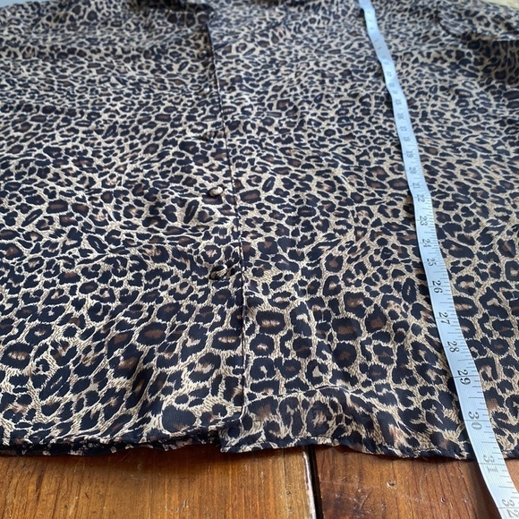 Secret Treasures Long Sleeve Cheetah Print Sleep Shirt XXXL - Picture 10 of 12